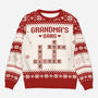 5794WUS1 personalized gifts for grandma crossword ugly christmas sweater 5794W