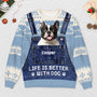 5795WUS2 personalized gifts for pet lovers ugly christmas sweater with photo 5795W3LMD