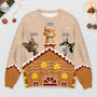 5796WUS2 personal gifts for cat lovers cat ugly christmas sweater 5796W