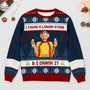 5798WUS2 custom photo ugly christmas sweater gifts for alcohol lovers 5798WKZCB