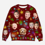 5801WUS1 custom family gifts funny ugly christmas sweater with faces 5801WTUAI