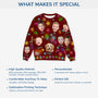 5801WUS5 custom family gifts funny ugly christmas sweater with faces 5801WTUAI