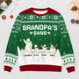 5812WUS2 personalized gifts for grandparents bear ugly christmas sweater 5812W3VNA