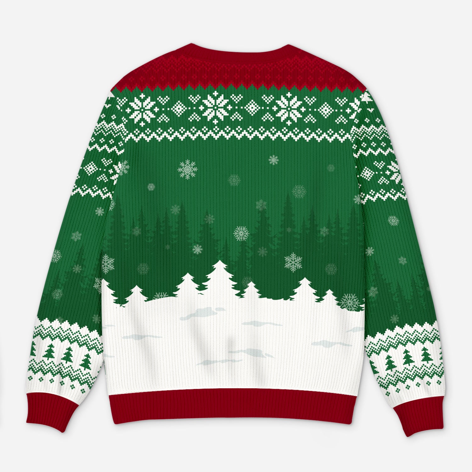 5812WUS3 personalized gifts for grandparents bear ugly christmas sweater 5812W3VNA