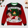 5813WUS2 personalized photo gifts one night only ugly christmas sweater 5813W3QAB