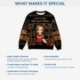 5814WUS5 personalized gifts for book lovers womens ugly christmas sweater 5814WKMZA