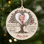 5816OUS1 personalized photo memorial gifts 1 layered wooden xmas ornaments 5816O6VNA