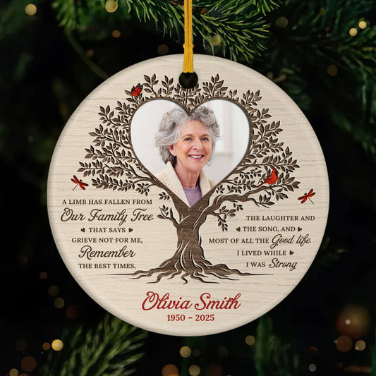 5816OUS1 personalized photo memorial gifts ceramic xmas ornaments 5816O6VNA