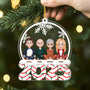 5822OUS2 custom gifts for family with pets acrylic family christmas ornaments 5822OTYAI