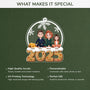 5822OUS4 custom gifts for family with pets acrylic family christmas ornaments 5822OTYAI