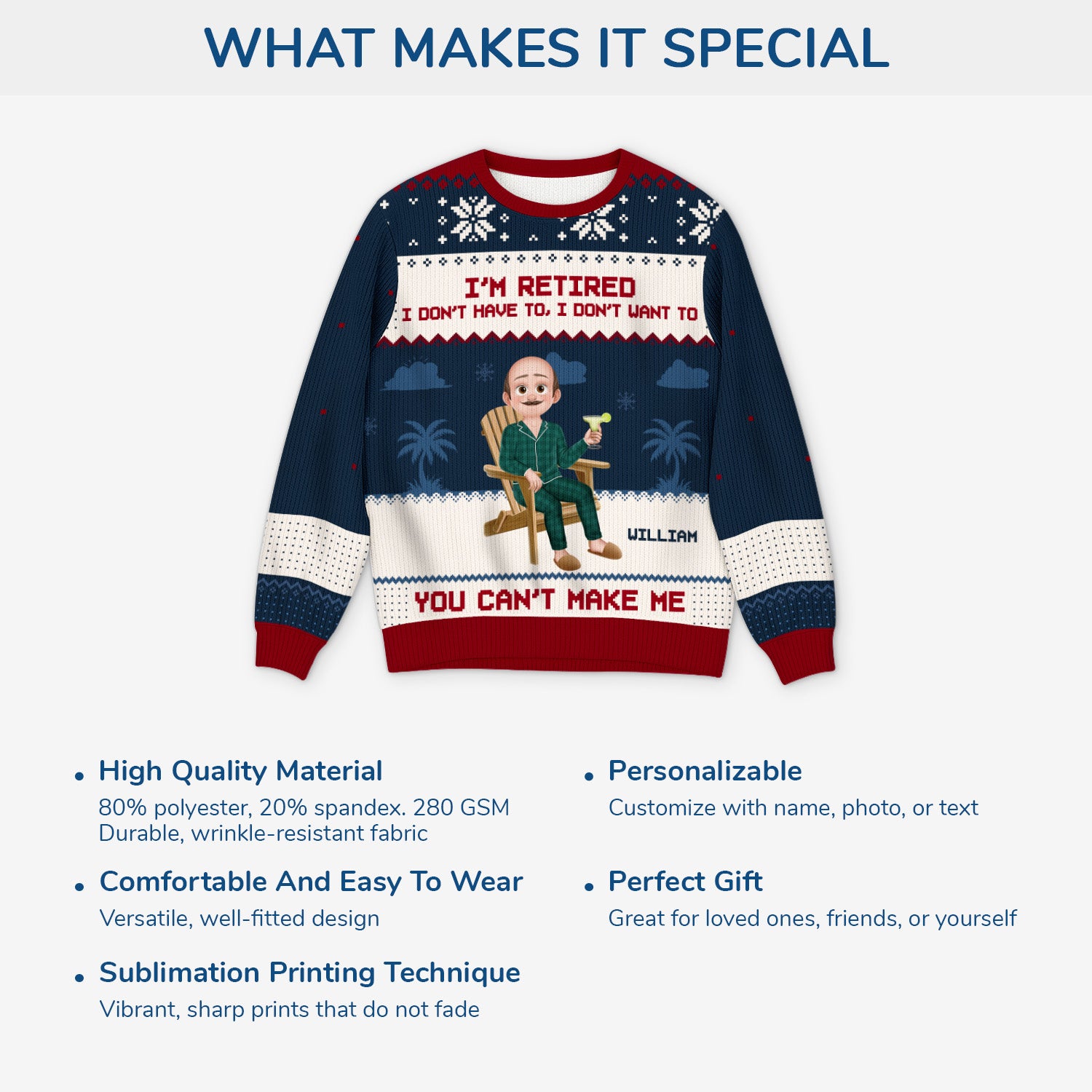 5829WUS5 funny ugly christmas sweater personalized retirement gifts_ 5829W6QCA