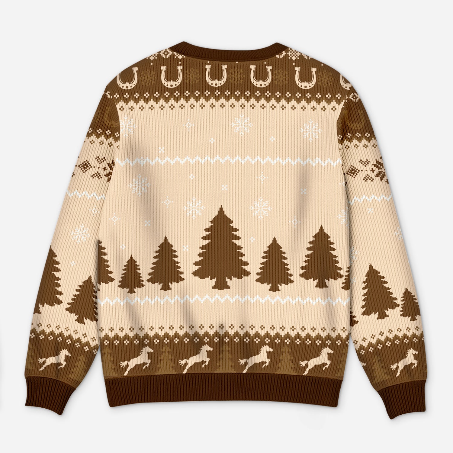 5830WUS3 horse ugly christmas sweater personalized gifts for horse lovers 5830W6TNA