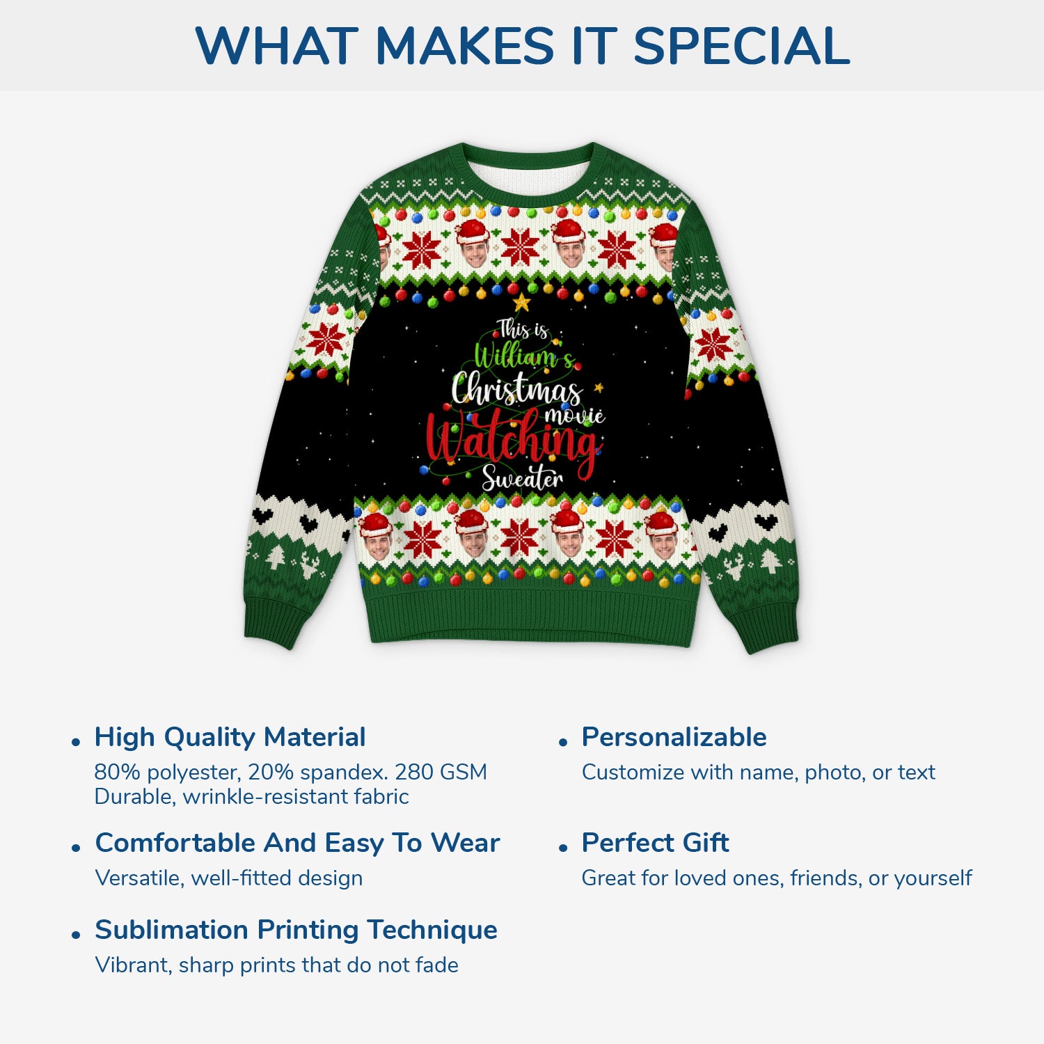 5831WUS5 personalized ugly sweater this is my christmas movie watching sweater 5831W6VQA