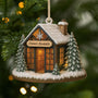 5833OUS1 custom xmas gifts for book lovers 1 layered wood bookstore ornament 5833OKMQA