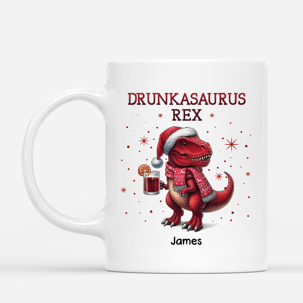 5834MUS1 custom christmas gifts for alcohol lovers drunkasaurus rex mug 5834M3VTB