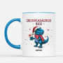 5834MUS2 custom christmas gifts for alcohol lovers drunkasaurus rex mug 5834M3VTB