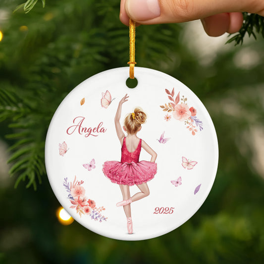 5840OUS2 ceramic ballet dancer christmas ornaments custom gifts for kids 5840O8QQK