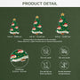 5848OUS3 3d printing effect personalized family name gifts acrylic christmas tree ornaments 5848OKMTI