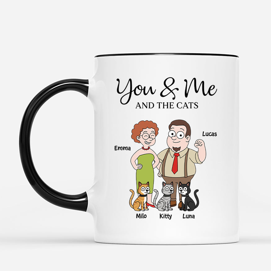 5854MUS2 personalized gifts for couples you me and the cats mug 5854MKQ7D