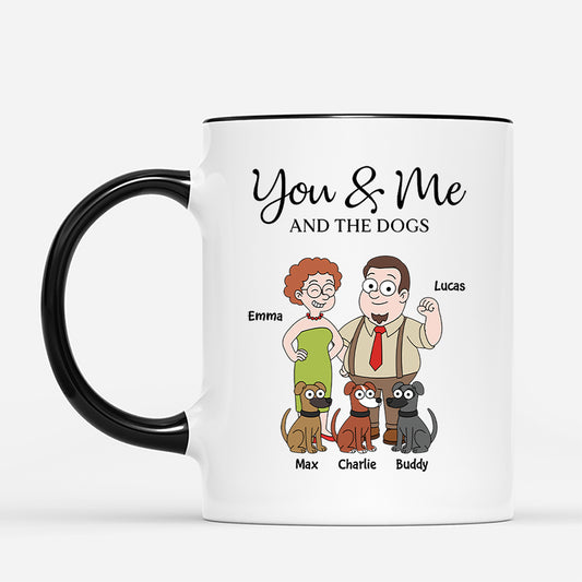 5854MUS2 personalized gifts for couples you me and the dogs mug 5854MKQ7C