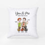 5854PUS2 you me and the dogs pillow personalized gifts for couples 5854PKQ7C