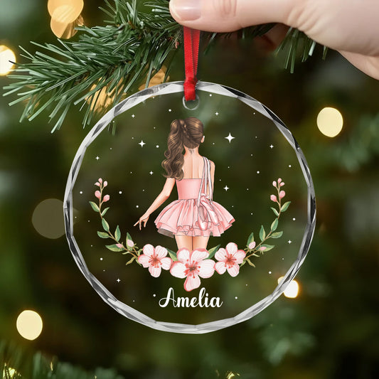 5855OUS2 personalized christmas gifts for kids glass ballet dancer ornament 5855O3ZTA