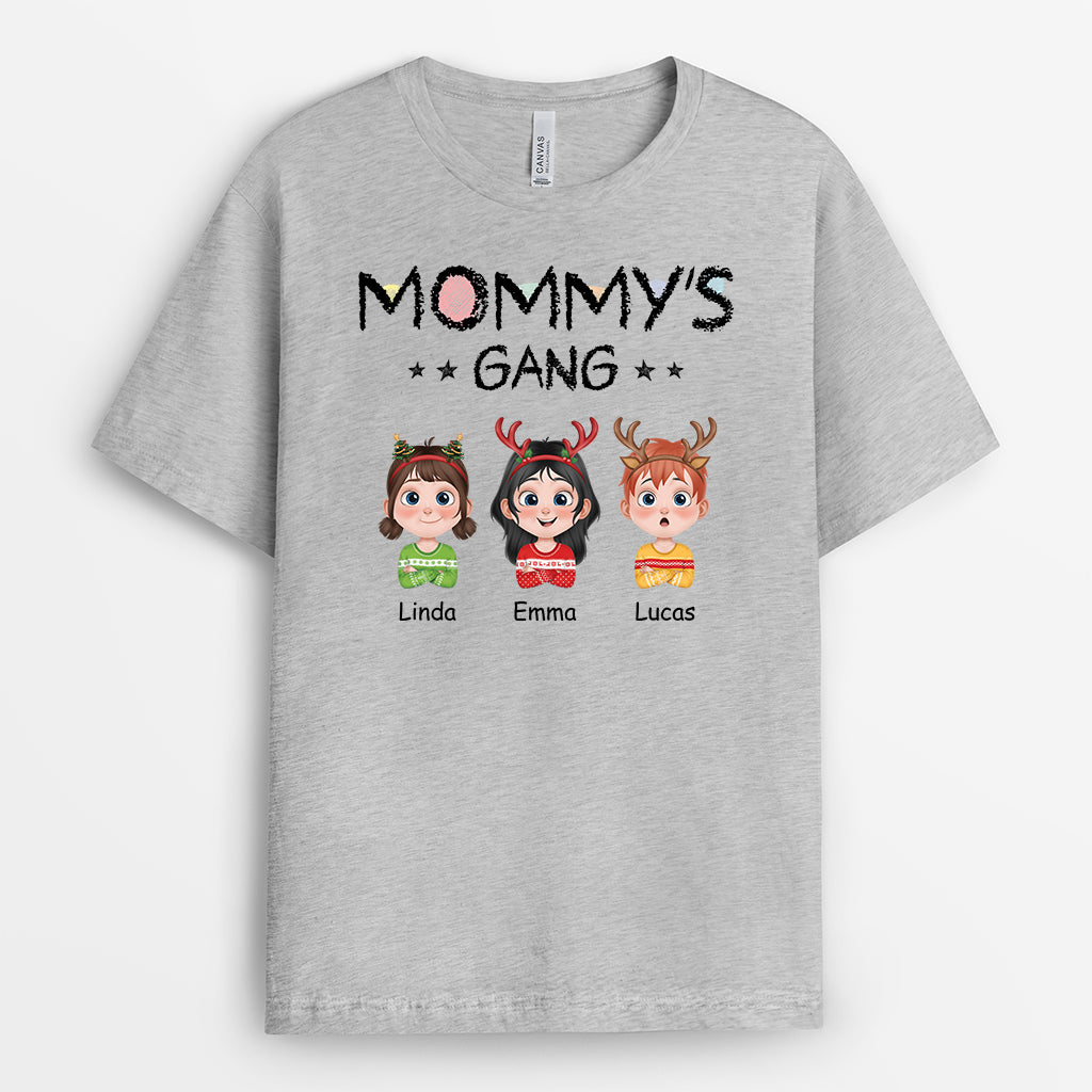 5856AUS2 grandmas gang shirt with grandkids names custom christmas gifts 5856AKL0A
