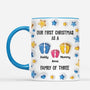 5859MUS2 3d printing effect first christmas as a family of 3 mug custom newborn gifts 5859M8QTI