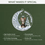 5867OUS4 3d printing effect acrylic cat christmas ornaments gifts for cat lovers 5867OKQMD