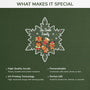 5869OUS4 snowflake christmas ornaments_ acrylic personalized family gifts 5869OKMCI