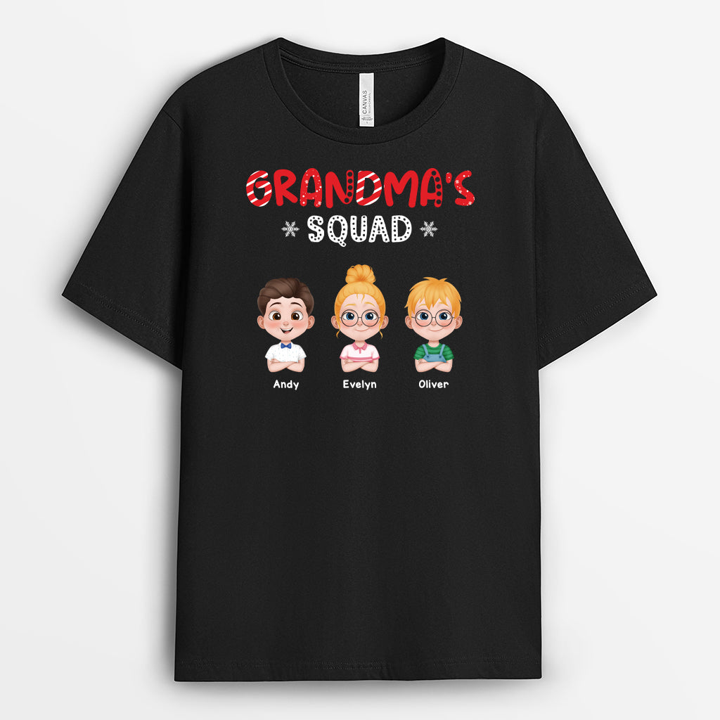 5880AUS1 santa squad shirt personalized christmas gifts for grandparents 5880ATLAA