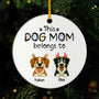 5882OUS1 custom ceramic christmas ornaments gifts for dog owners 5882OKV5C