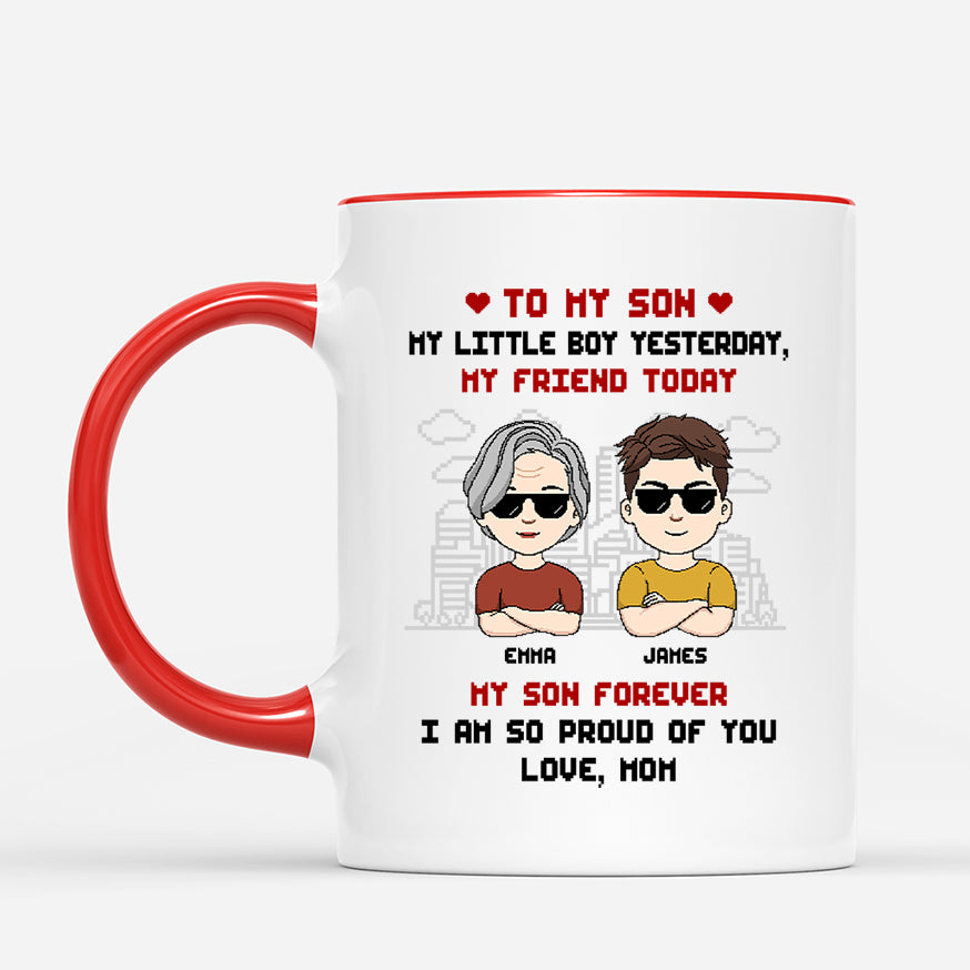 5893MUS2 to my son mug personalized gifts for son from dad 5893M6HTB