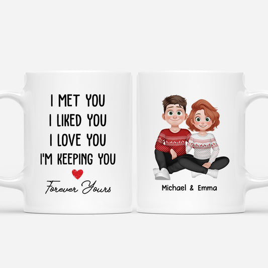 5895MUS1 im keeping you mug romantic personalized gifts for couples 5895M6TTG