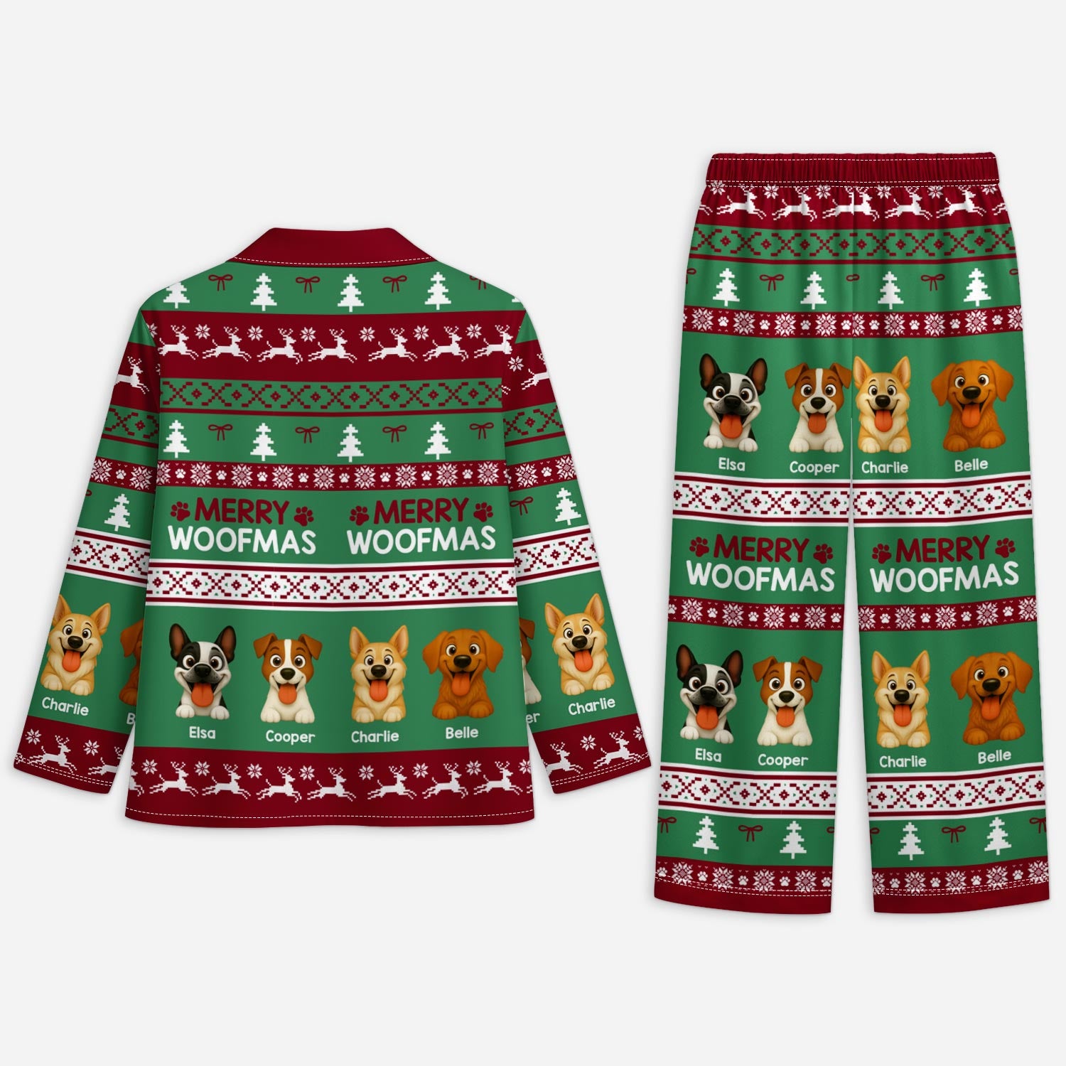 5906VUS2 dog christmas pajamas personalized xmas gifts for dog lovers 5906VKVAC