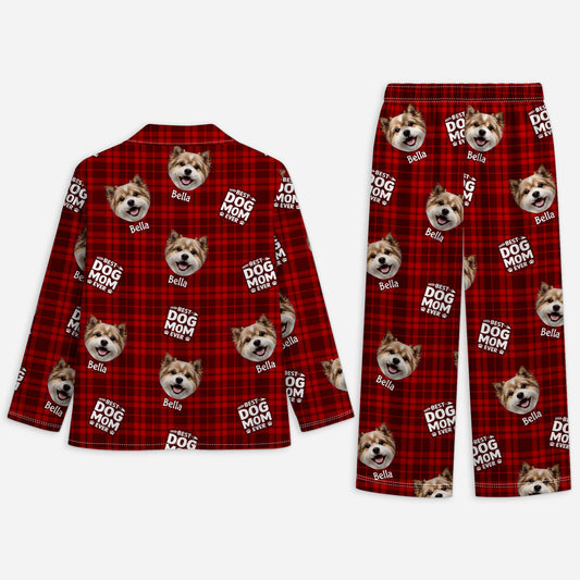 5911VUS2 custom pajamas with dog face_ gifts for dog moms 5911VTVMC