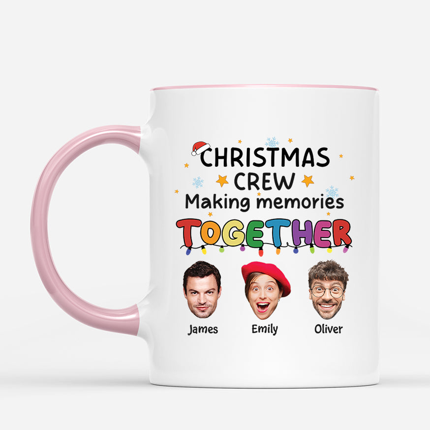5912MUS2 christmas crew mug with faces personalized gifts for friends 5912M