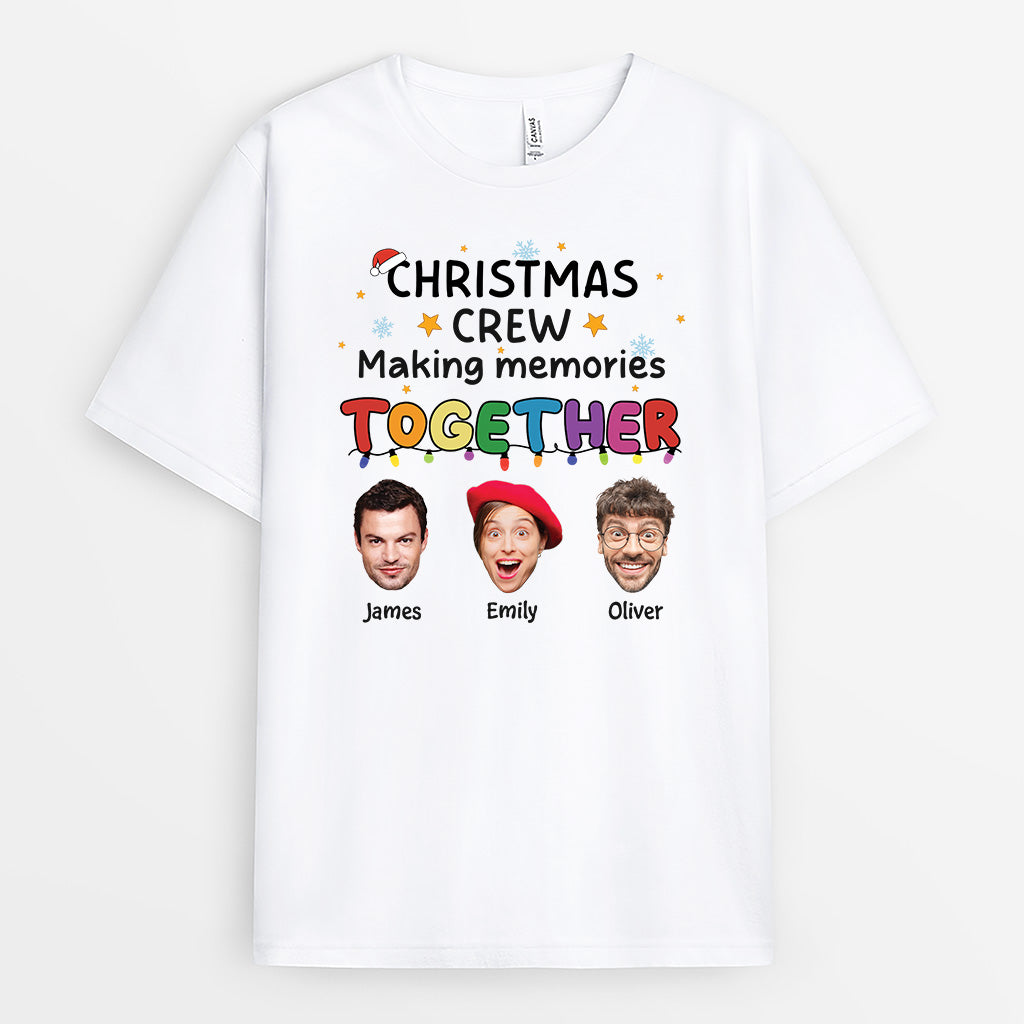5912US1 christmas crew shirts with faces personalized gifts for friends 5912AKZMF