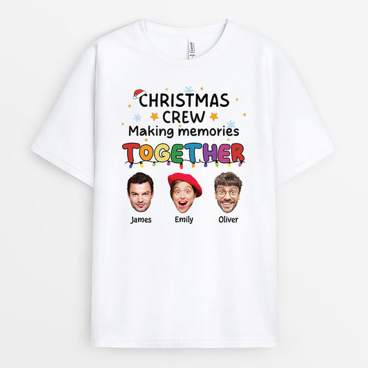 5912US1 christmas crew shirts with faces personalized gifts for friends 5912AKZMF