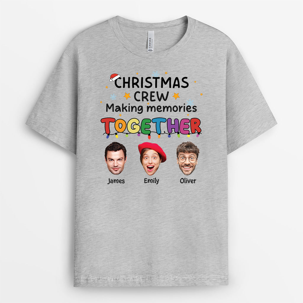 5912US2 christmas crew shirts with faces personalized gifts for friends 5912AKZMF