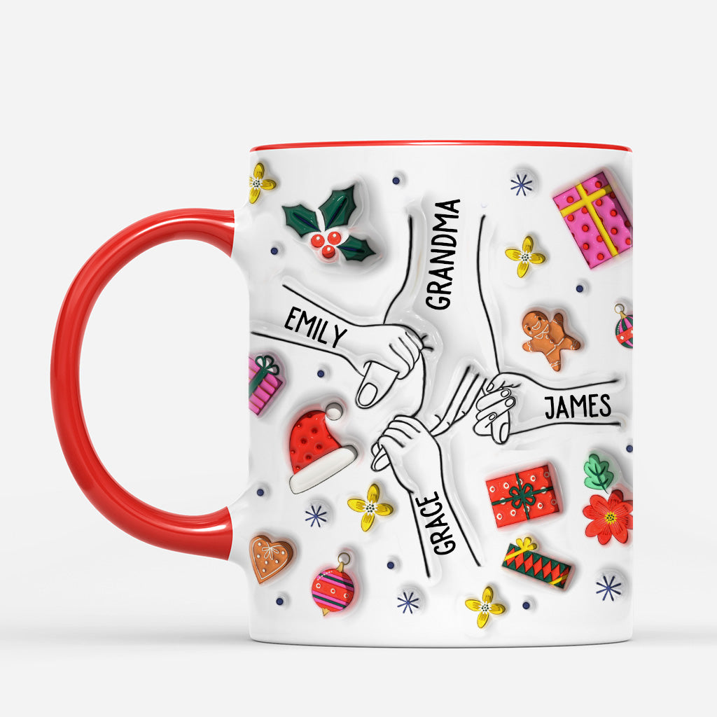 5926MUS2 3d printing effect personalized christmas mug gifts for mom grandma 5926MKZAA