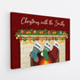 5928CUS2 personalized christmas with family canvas family xmas gifts 5928CTVAI