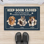 5932DUS2 keep door closed doormat with dog photo custom dog lover gifts 5932D6VZC