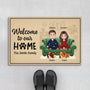 5933DUS1 welcome to our home doormat custom gifts for couples with dogs 5933D6HNC