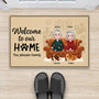 5933DUS2 welcome to our home doormat custom gifts for couples with dogs 5933D6HNC