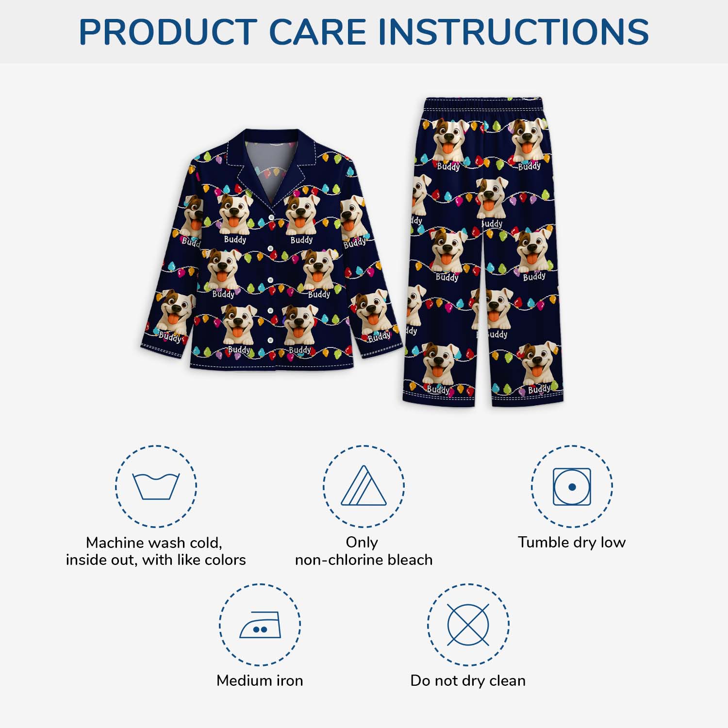 5935VUS4 personalized christmas pajamas with dog face dog lover gifts 5935V6XZC