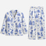 5938VUS1 blue toile dog pajamas personalized dog gifts for owners 5938V6ZMC