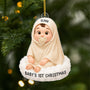 5940OUS1 3d printing effect acrylic christmas ornaments for newborns babys 1st christmas gifts 5940OKZCK