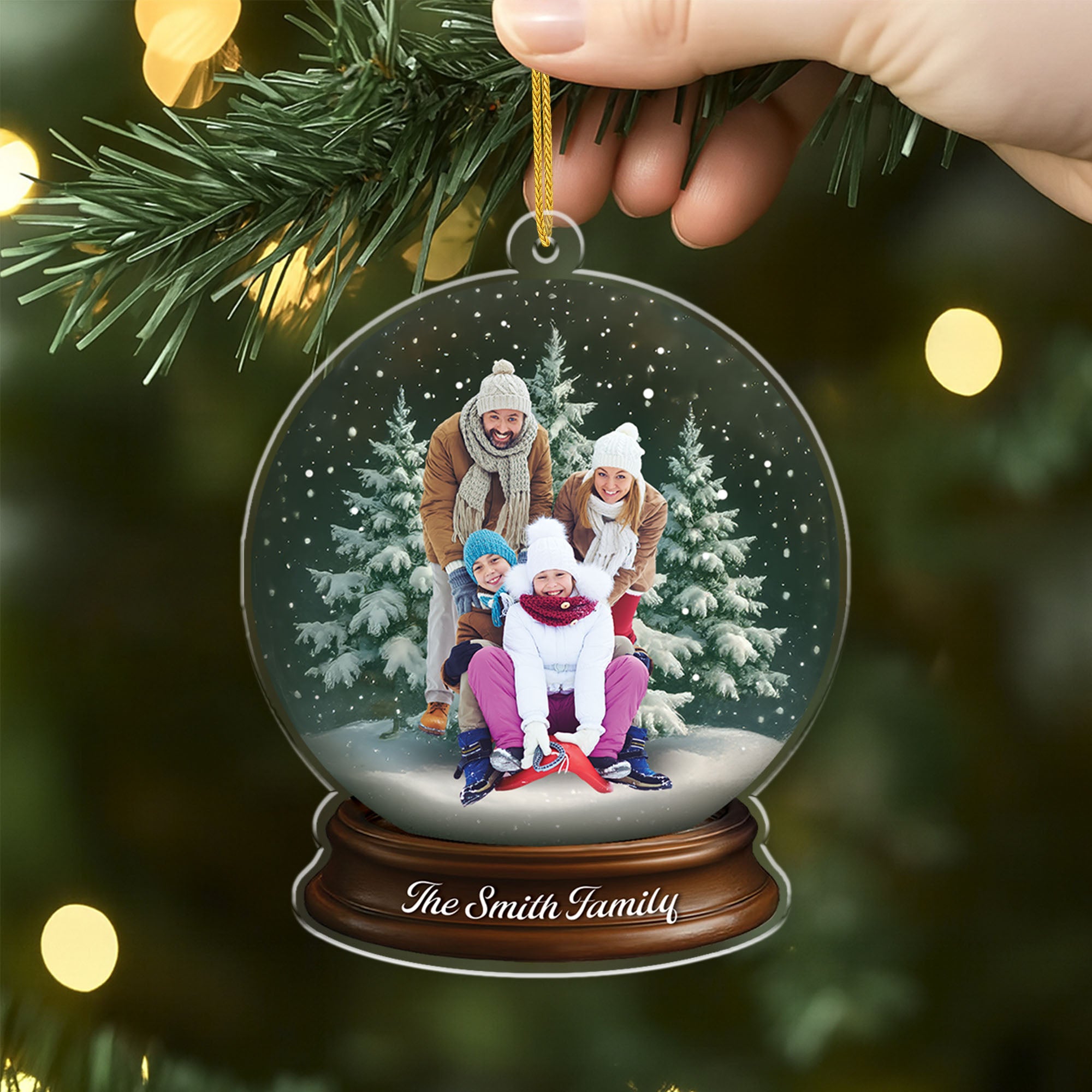 5942OUS2 3d printing effect photo christmas ornaments acrylic personalized kids gifts 5942O3QQK
