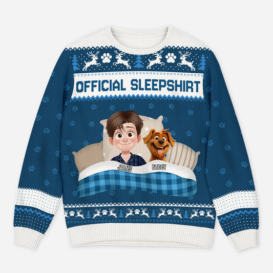 5947WUS2 custom dog ugly christmas sweater official sleepshirt for dog lovers 5947WKLNC_2